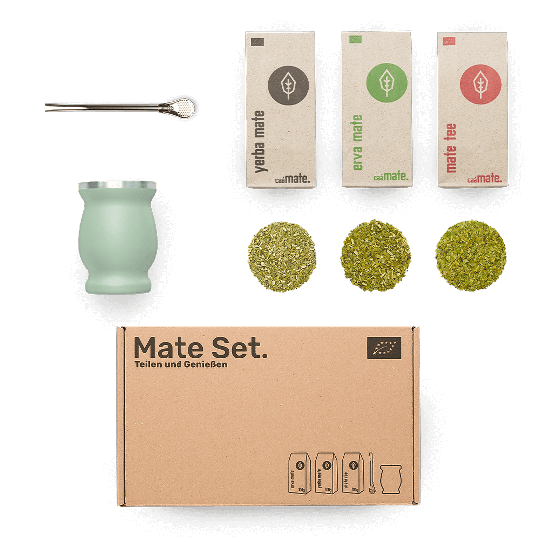 Mate Set Edelstahl