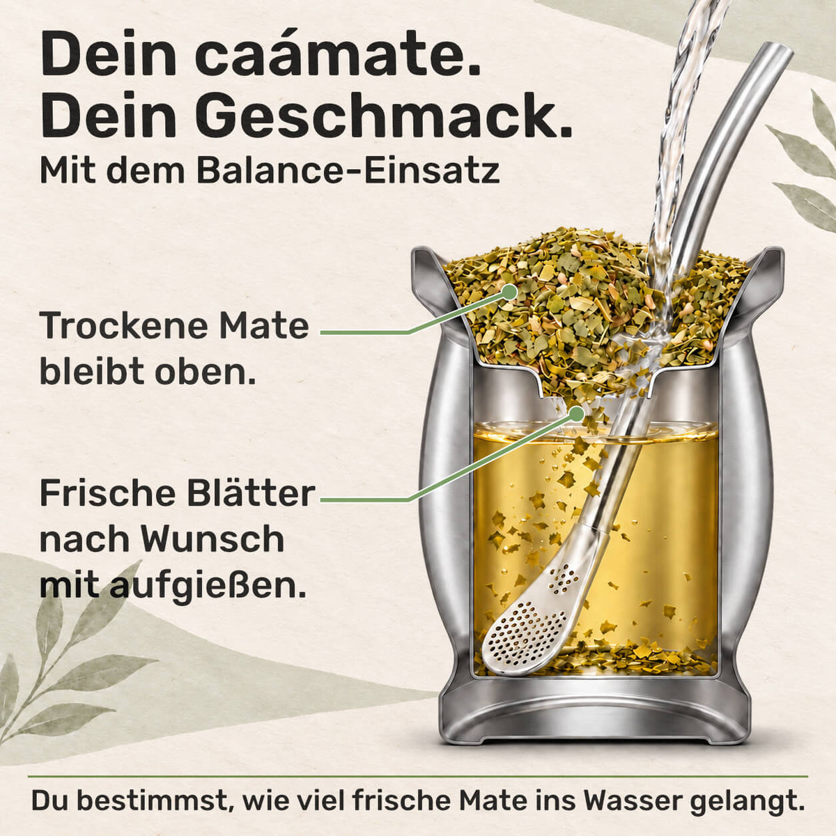 Mate Set Edelstahl