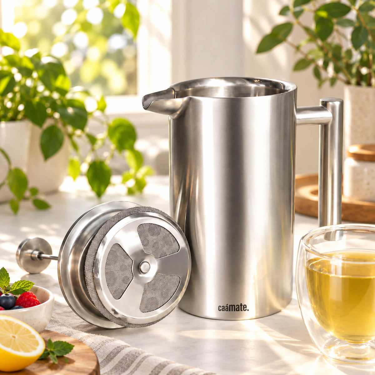 French Press Edelstahl Set