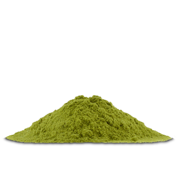 Organic mate powder green.