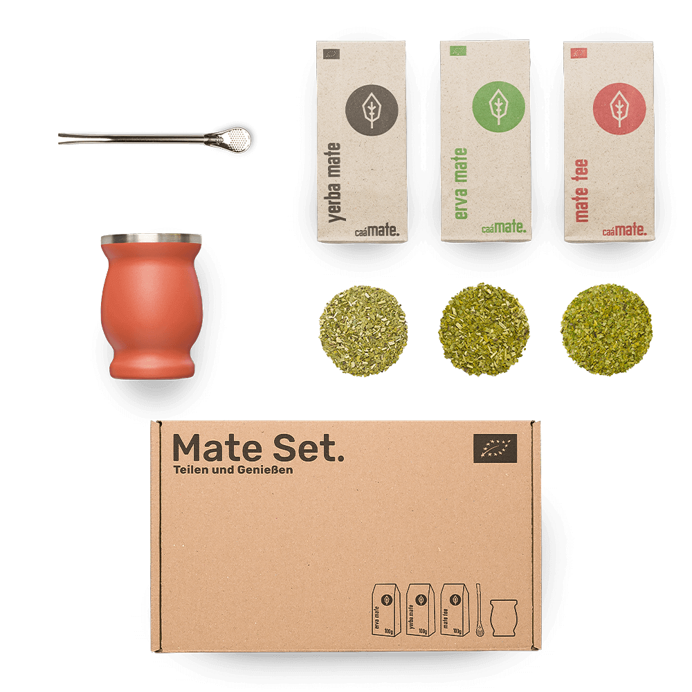 Mate Set Edelstahl